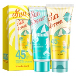 Water Ressistant Sun Screen Skin Repair 45+ SPF PA***