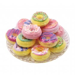 Private label lovely cake shape butter bath fizzers candy moisturizing spa bubble body care bath bomb