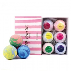 Essential Oil Balls Scented Bubble Bath 6 Packs Organic Salt Sets Bath Bomb Balls