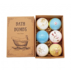 Luxury Organic Rainbow Bath Bomb With Salts Natural