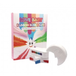 Quality Promotional Gentle Moisturizing Funny Shape Rainbow Cloud Scented Bath Bomb