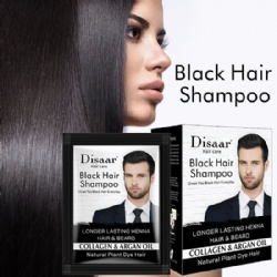 Hot Product Black Hair Shampoo 5 Minutes Grey Dye Hair Color disposable hair dye fast black Clean scalp shampoo wash cream