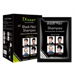 Black Hair Shampoo 5 Minutes Grey Dye Hair Color disposable hair color dye fast black Clean scalp shampoo wash cream