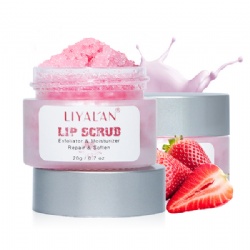 Sand Moisturizing Lips Scrub Moisturizer Overnight Long Lasting Hydrating Lip Balm for Dry Chapped Lip