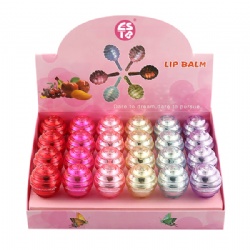 Amazon Hot sale Private Label OEM 6 Color Cartoon Lip gloss High Quality Moisturizing Lip Balm cream Protect Your Lips