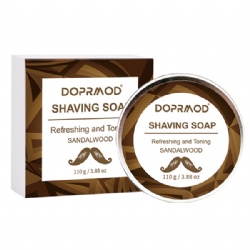 2021 hot-selling Shaving Soap for Men Made With Natural Vegan Plant Ingredients Shea Butter Natural Sandalwood Smell